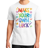 District T-Shirt (on man) White neveragaintobemade