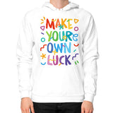 Hoodie (on man) White neveragaintobemade