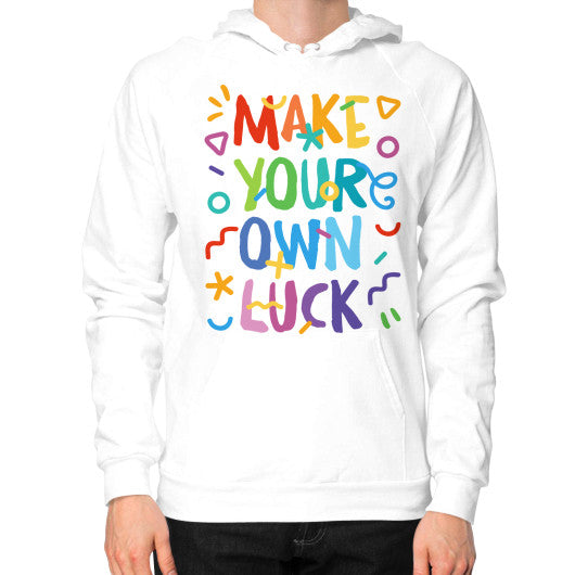 Hoodie (on man) White neveragaintobemade