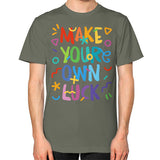 Unisex T-Shirt (on man) Lieutenant neveragaintobemade