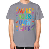 Unisex T-Shirt (on man) Slate neveragaintobemade