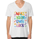 V-Neck (on man) Ash grey neveragaintobemade