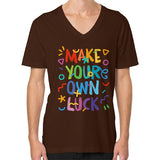 V-Neck (on man) Brown neveragaintobemade