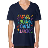 V-Neck (on man) Navy neveragaintobemade