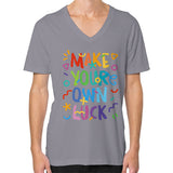 V-Neck (on man) Slate neveragaintobemade