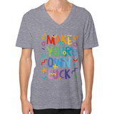 V-Neck (on man) Tri-Blend Grey neveragaintobemade