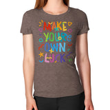 Women's T-Shirt Tri-Blend Coffee neveragaintobemade